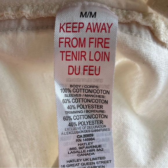 •Hatley• Little Blue House Women's Red Bear Pajama Top - Size Medium - Picture 8 of 9